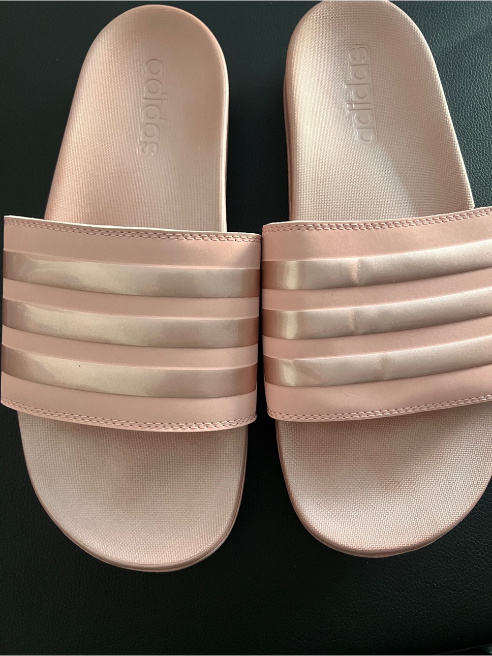 Pink Adidas Slides - Picture 6 of 7